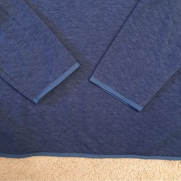 Sonoma Fleece Pullover NEW Adult Size XXL 2XL Blue Quarter Snap Pockets Unisex - Picture 7 of 12